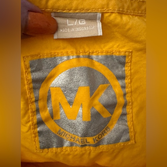 Michael Kors Bright Double-breasted Lightweight Jacket - Size L - Picture 12 of 15